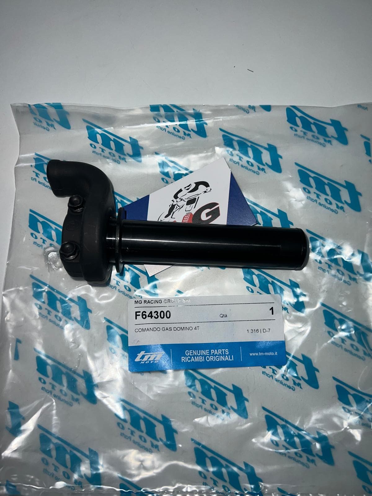 Comando gas completo TM 2T-4T Fi '15-'26